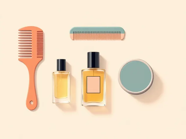 Compact travel grooming kit with fragrance and mints